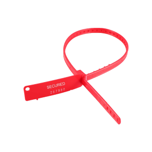 10 Scellés pour sacs déchets non marqués rouges 0321SCELLESV