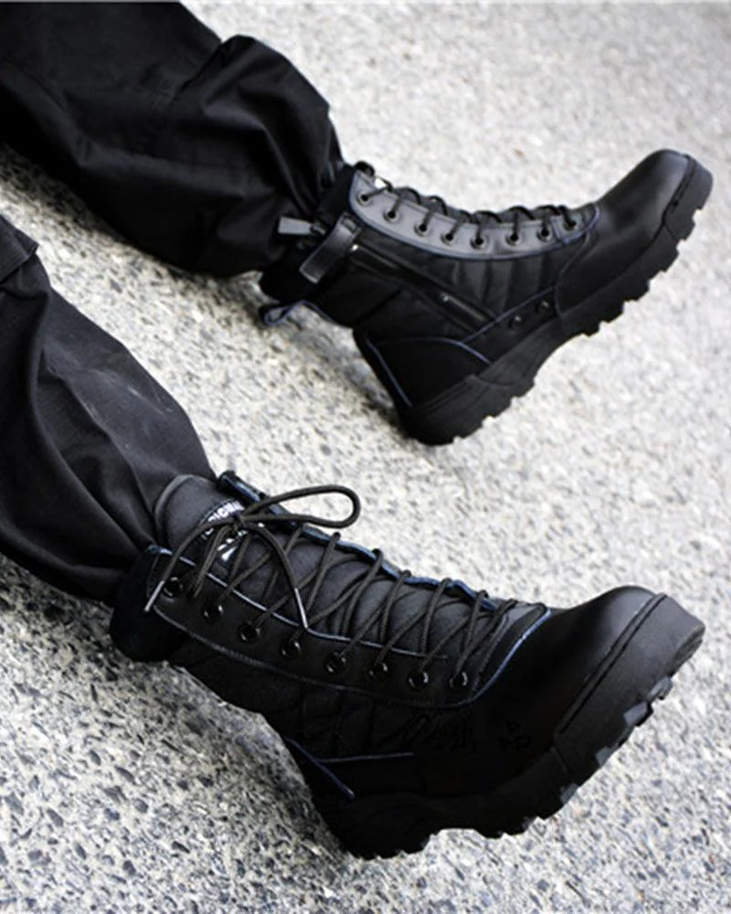 “Chaussures de randonnée tactiques robustes”